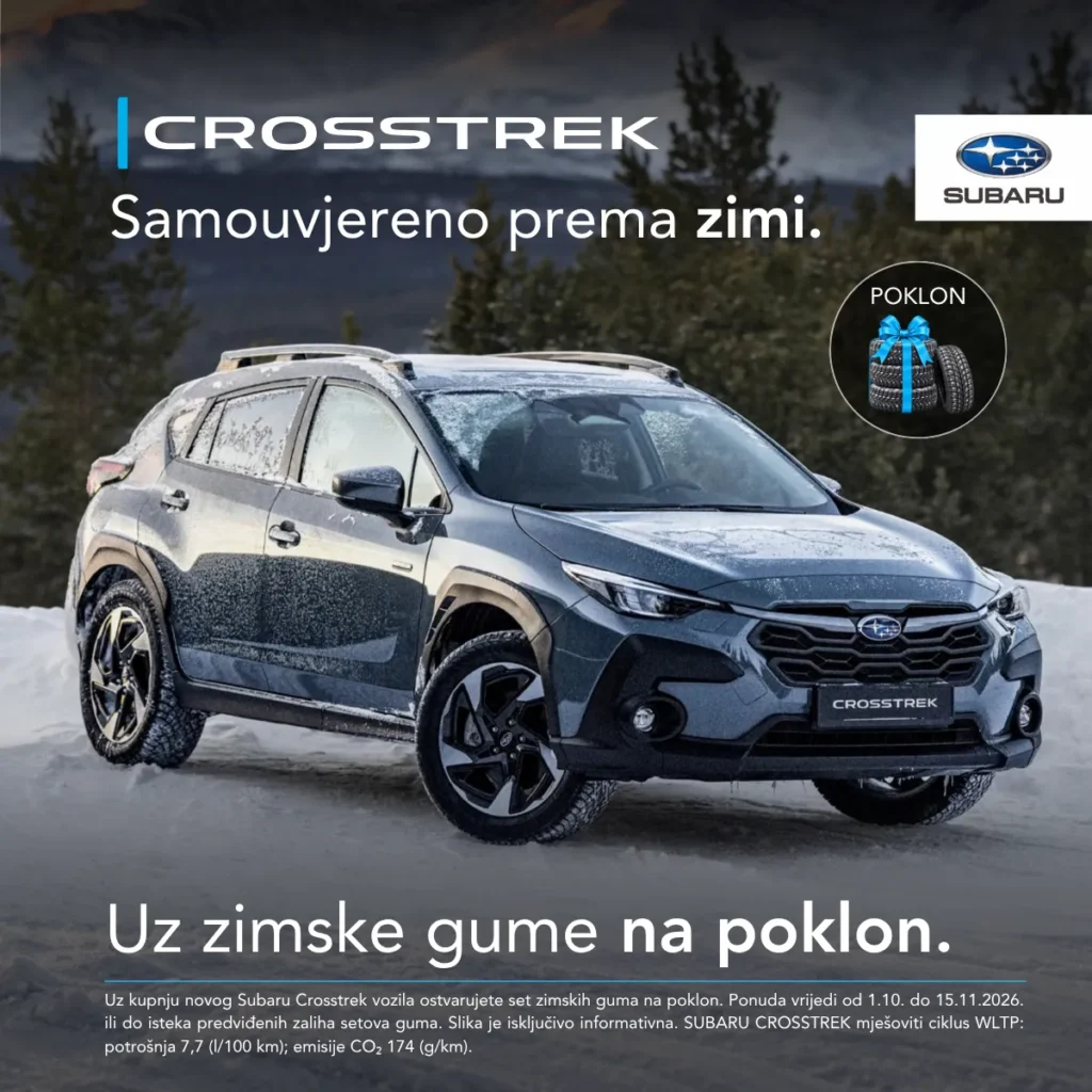 Subaru Crosstrek zimske gume na poklon